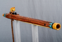 Brazilian Kingwood Native American Flute, Minor, Mid F#-4, #N16J (8)